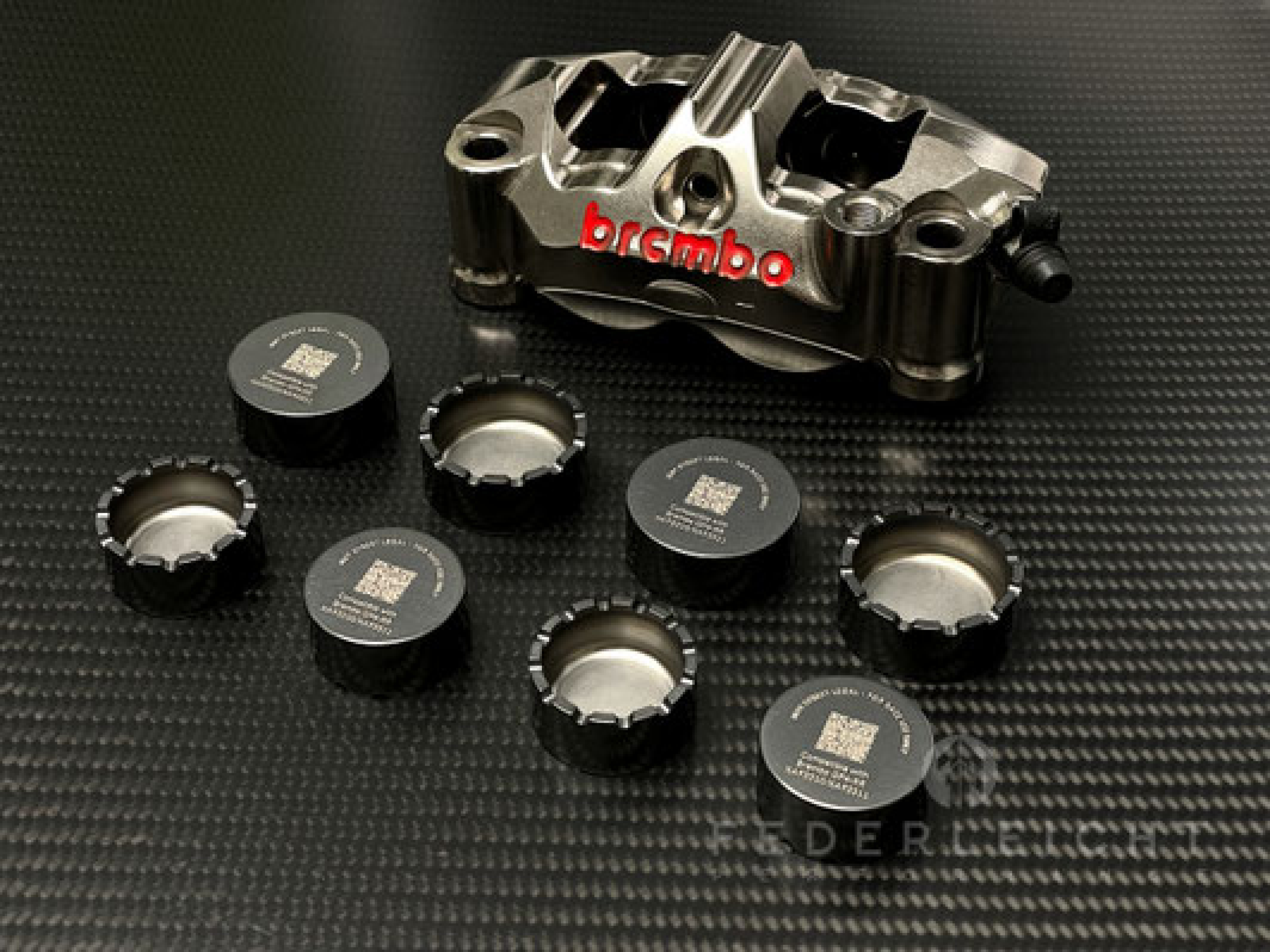 Federleicht Bremskolben aus Titan, passend für Brembo GP4-RR 32/36 ( XA93310 / XA93311 )